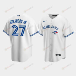 Men's Toronto Blue Jays 27 Vladimir Guerrero Jr. White Home Jersey Jersey