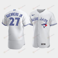 Men's Toronto Blue Jays 27 Vladimir Guerrero Jr. White Jersey Jersey