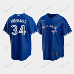 Men's Toronto Blue Jays 34 Matt Shoemaker Royal Alternate Jersey Jersey