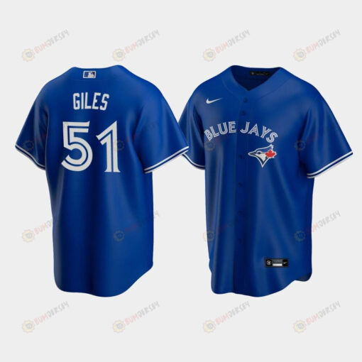 Men's Toronto Blue Jays 51 Ken Giles Royal Alternate Jersey Jersey