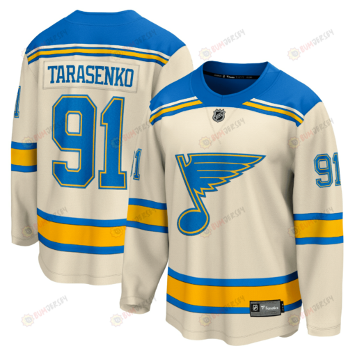 Men's Vladimir Tarasenko Cream St. Louis Blues 2022 Winter Classic Breakaway Player Jersey Jersey