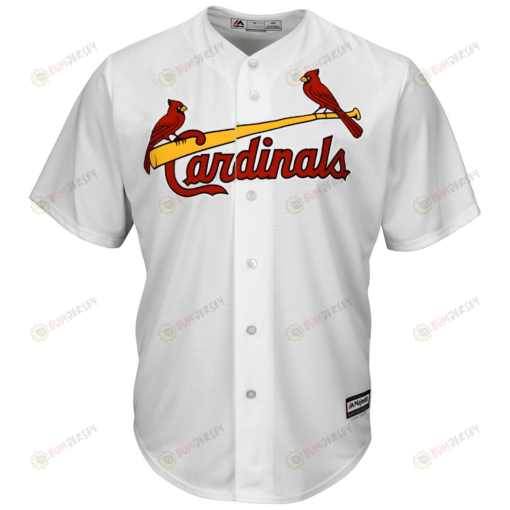 Men's White St. Louis Cardinals Official Cool Base Jersey Jersey