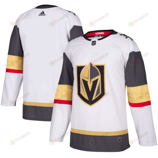 Men's White Vegas Golden Knights Away Blank Jersey Jersey