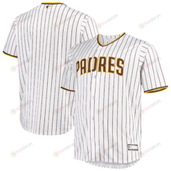 Men's White/Brown San Diego Padres Big & Tall Home Team Jersey Jersey