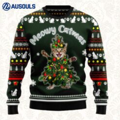 Meowy Catmas Ugly Sweaters For Men Women Unisex