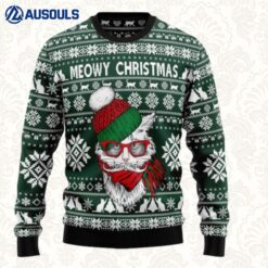 Meowy Christmas Ugly Sweaters For Men Women Unisex