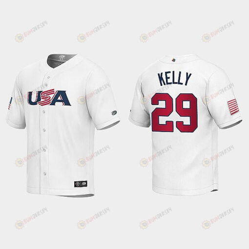 Merrill Kelly 29 USA Baseball 2023 World Baseball Classic Youth Jersey