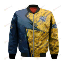 Merrimack Warriors Bomber Jacket 3D Printed Abstract Pattern Sport