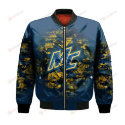 Merrimack Warriors Bomber Jacket 3D Printed Camouflage Vintage