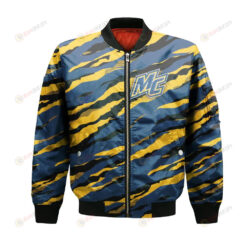 Merrimack Warriors Bomber Jacket 3D Printed Sport Style Team Logo Pattern