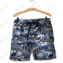 Merrimack Warriors Men Shorts Tropical Seamless