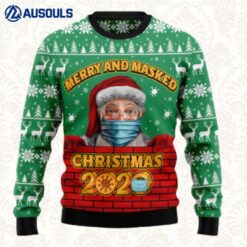 Merry And Masked Ugly Sweaters For Men Women Unisex