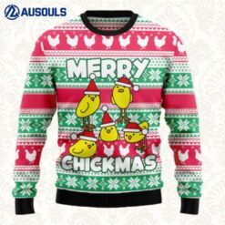 Merry Chickmas Ugly Sweaters For Men Women Unisex