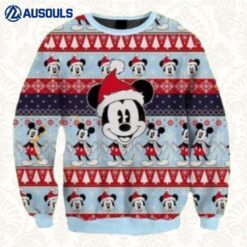 Merry Christmas Disney Mickey Thanksgiving Ugly Sweaters For Men Women Unisex