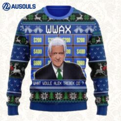 Merry Christmas Gearhomies Alex Trebek Ugly Sweaters For Men Women Unisex