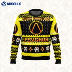 Merry Christmas Psychos Borderlands Ugly Sweaters For Men Women Unisex