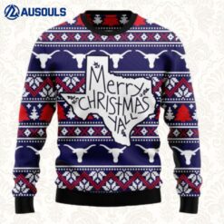 Merry Christmas Ya'Ll Ugly Sweaters For Men Women Unisex