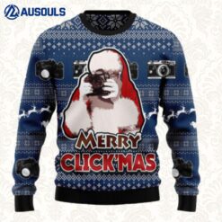 Merry Clickmas Ugly Sweaters For Men Women Unisex