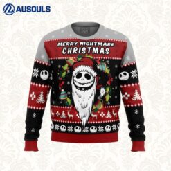 Merry Nightmare The Nightmare Before Christmas Ugly Sweaters For Men Women Unisex