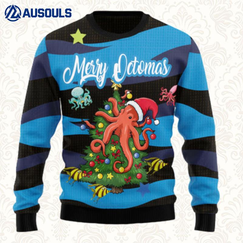 Merry Octomas Ugly Sweaters For Men Women Unisex