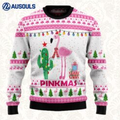 Merry Pinkmas Ugly Sweaters For Men Women Unisex