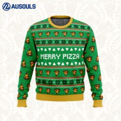 Merry Pizza Ugly Sweaters For Men Women Unisex