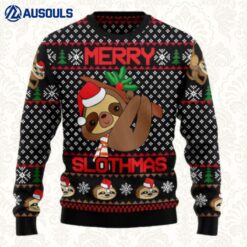 Merry Slothmas T309 Ugly Christmas Sweater Ugly Sweaters For Men Women Unisex