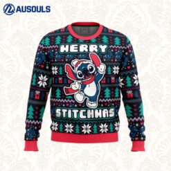 Merry Stitchmas Stitch Ugly Sweaters For Men Women Unisex