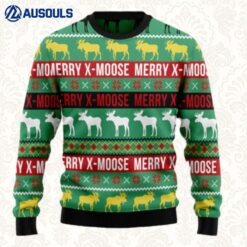 Merry X Moose Ugly Sweaters For Men Women Unisex