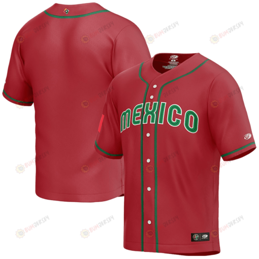 Mexico Baseball 2023 World Baseball Classic Men Jersey - Red