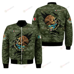 Mexico Football World Cup 2022 Bomber Jacket Coat Of Arm