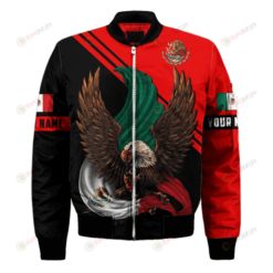 Mexico Football World Cup 2022 Bomber Jacket Eagle Flag Custom Name
