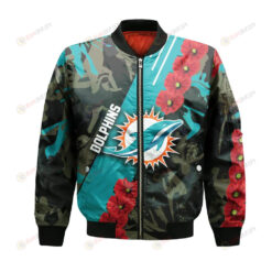 Miami Dolphins Bomber Jacket 3D Printed Sport Style Keep Go on