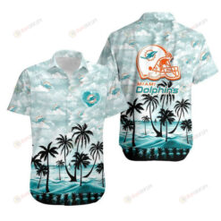 Miami Dolphins Coconut Ocean ??3D Printed Hawaiian Shirt