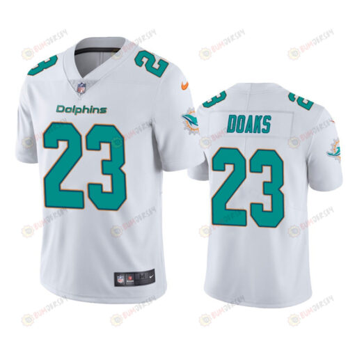 Miami Dolphins Gerrid Doaks 23 White Vapor Limited Jersey