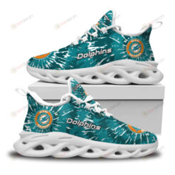 Miami Dolphins Logo Custom Name Pattern 3D Max Soul Sneaker Shoes