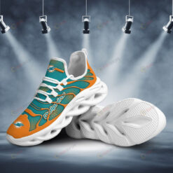 Miami Dolphins Logo Unique Cutting Pattern 3D Max Soul Sneaker Shoes