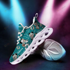 Miami Dolphins Mickey Custom Name 3D Max Soul Sneaker Shoes