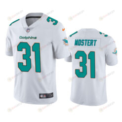 Miami Dolphins Raheem Mostert 31 White Vapor Limited Jersey