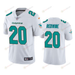 Miami Dolphins Sheldrick Redwine 20 White Vapor Limited Jersey