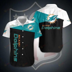 Miami Dolphins Shirt Curved Hawaiian Shirt