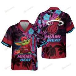 Miami Heat Baby Yoda National Basketball Association 2023 AOP Hawaiian Shirt SH1SF