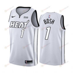 Miami Heat Chris Bosh White Hot 2022 Playoffs 1 Jersey