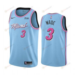 Miami Heat Dwyane Wade 3 City Vice Night Jersey