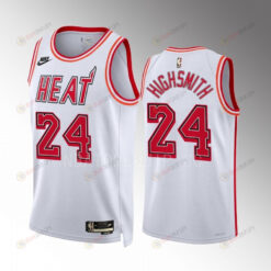 Miami Heat Haywood Highsmith 24 2022-23 Classic Edition White Men Jersey Swingman