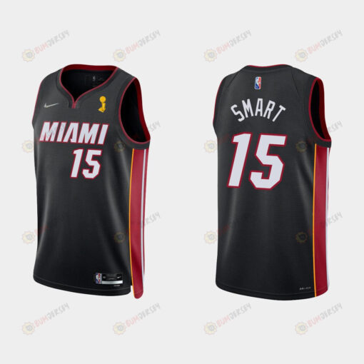 Miami Heat Javonte Smart 15 Champions Cup Diamond Black Jersey Icon