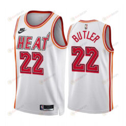 Miami Heat Jimmy Butler 22 2022-23 Classic Edition White Men Jersey