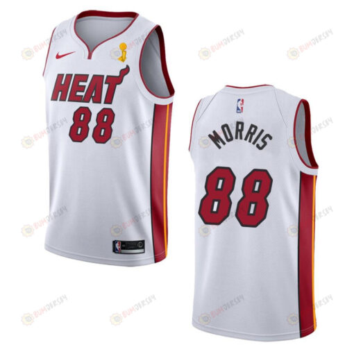 Miami Heat Markieff Morris 88 Champions Cup 2023 Patch Jersey White