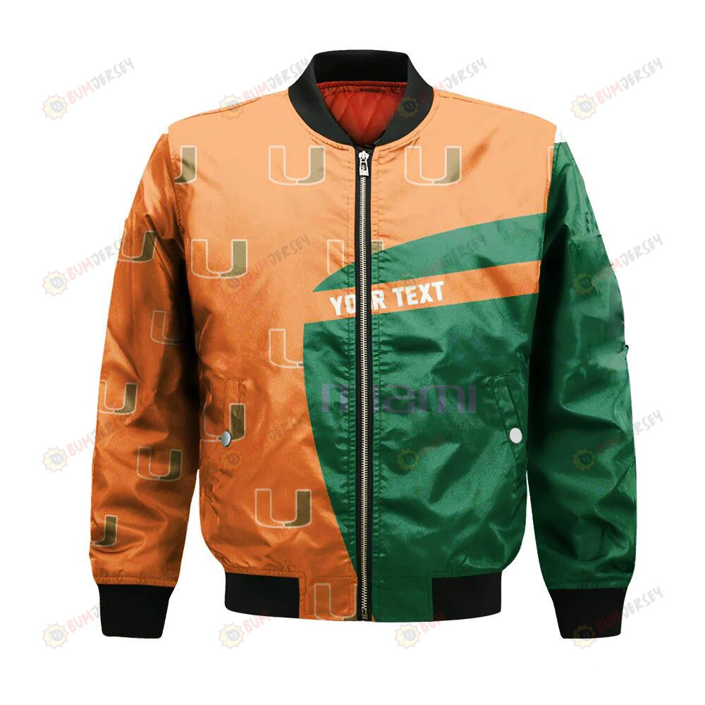 Miami Hurricanes Bomber Jacket 3D Printed Special Style