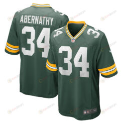 Micah Abernathy Green Bay Packers Game Player Jersey - Green